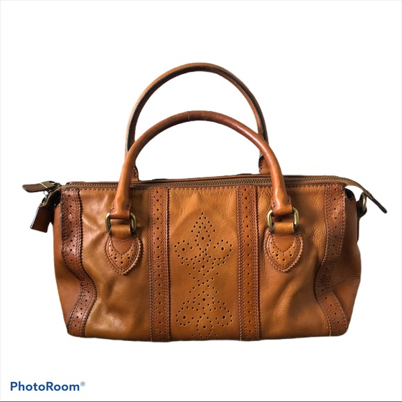 Brooks Brothers Handbags - BROOKS BROTHERS Leather Purse 2 top Handles